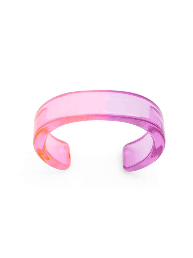 Ombre Lucite Cuff Bracelet