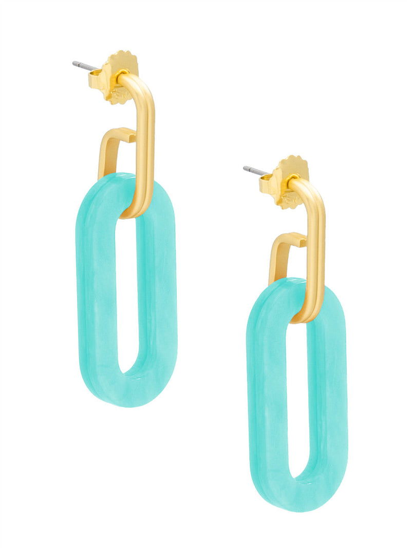 Resin Hook Drop Earring