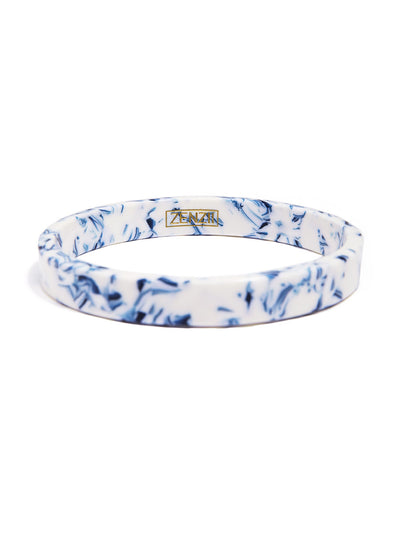 Porcelain Pattern Acetate Bangle