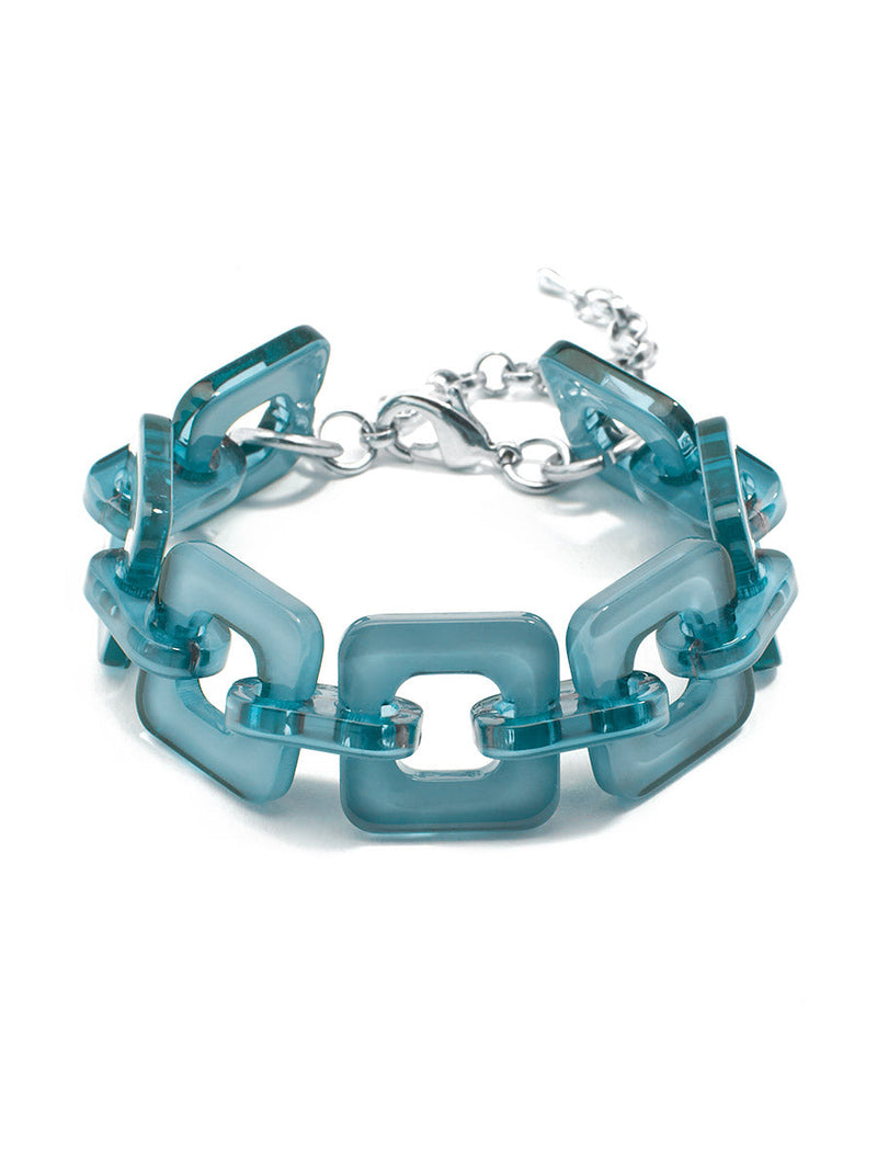 box out bracelet - aqua